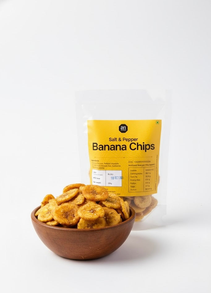 Groundnut Oil - Banana Chips - Classic Salt & Pepper
